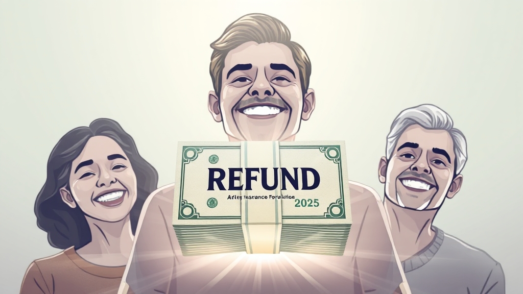 환급 대상 및 규모 (illustration 스타일)