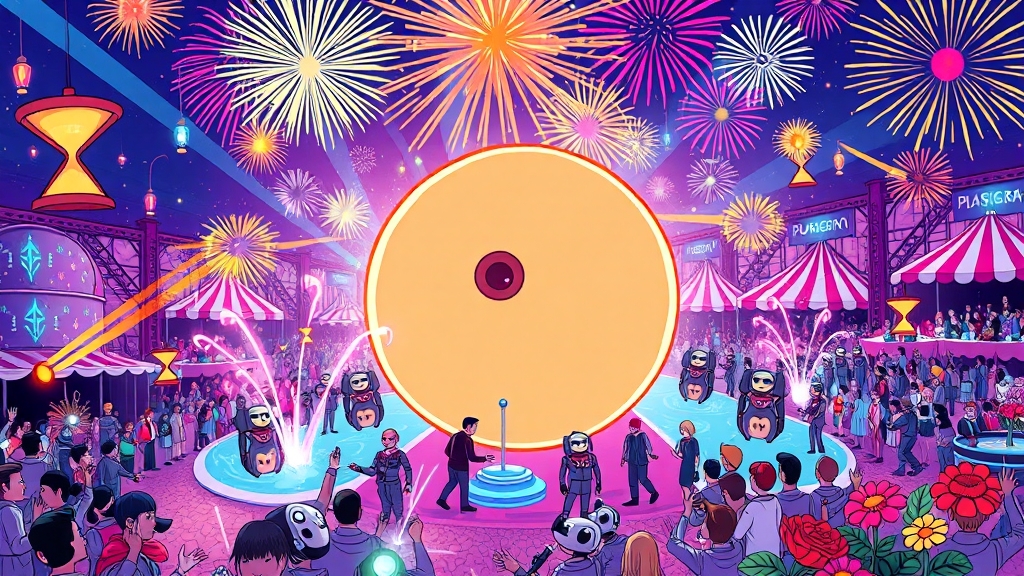 축제 제대로 즐기는 방법 (cartoon 스타일)