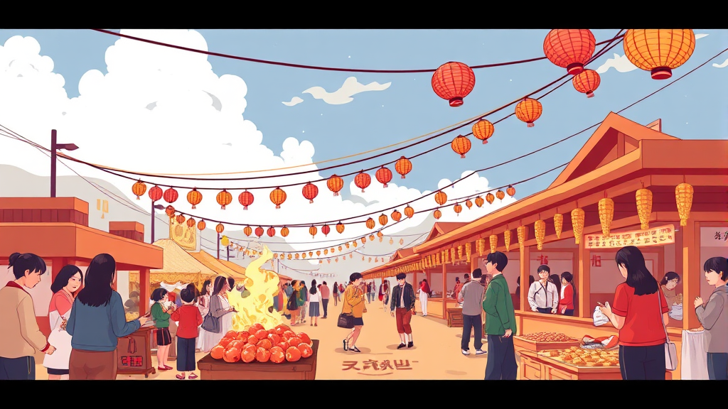 축제 주요 프로그램은? (illustration 스타일)