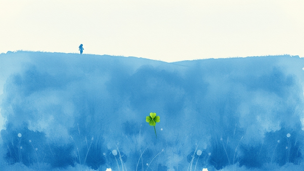 네잎클로버, 역사 속 이야기 (watercolor 스타일)
