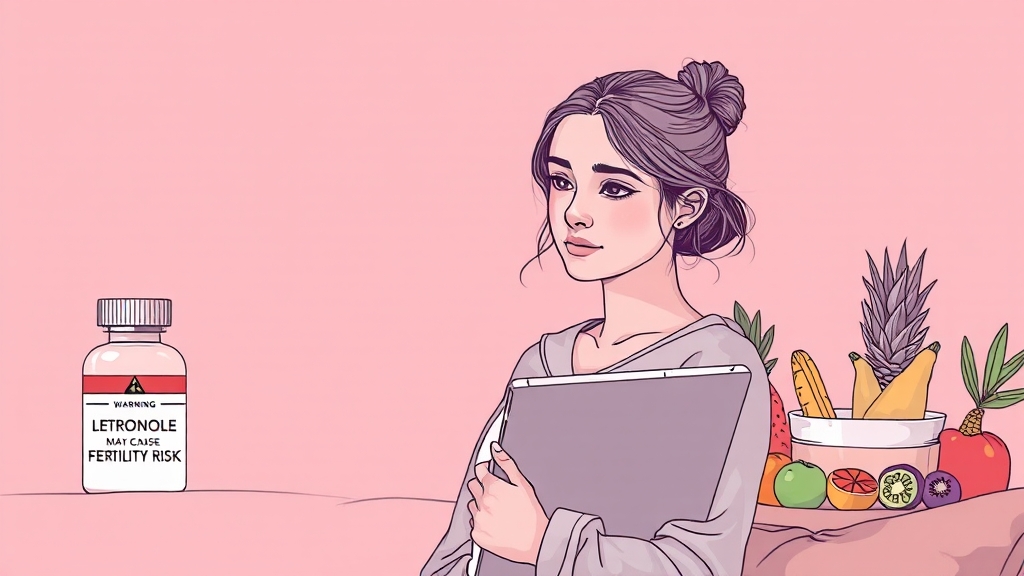 치료 시 주의사항 및 부작용 (illustration 스타일)