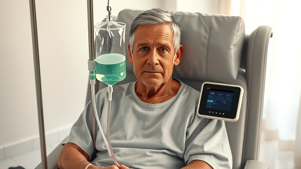 수액 치료 관련 최신 정보 (realistic 스타일)