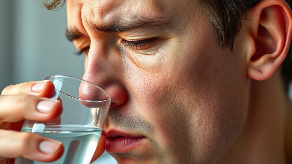 딸꾹질 치료 방법 (realistic 스타일)