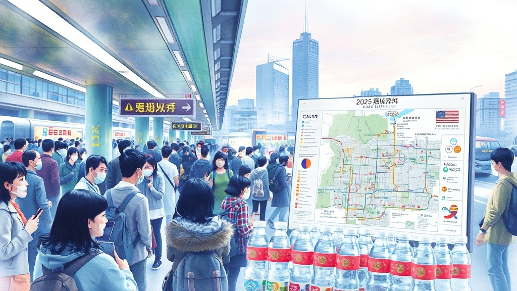 편리한 교통 정보 (watercolor 스타일)