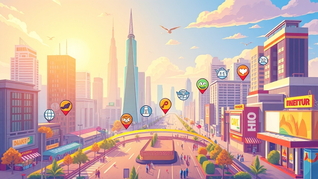 정책자금 종류별 특징 (cartoon 스타일)