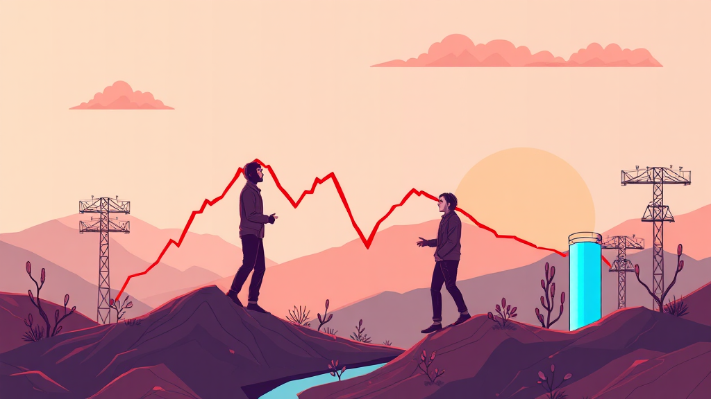 주가 변동 요인 분석 (illustration 스타일)