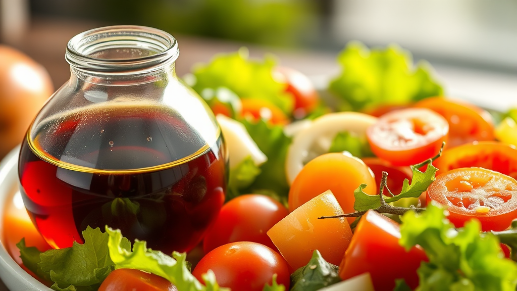 올리브 오일 & 식초 선택 요령 (realistic 스타일)