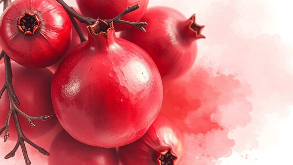 더레드 석류농축액, 무엇이 특별할까? (watercolor 스타일)