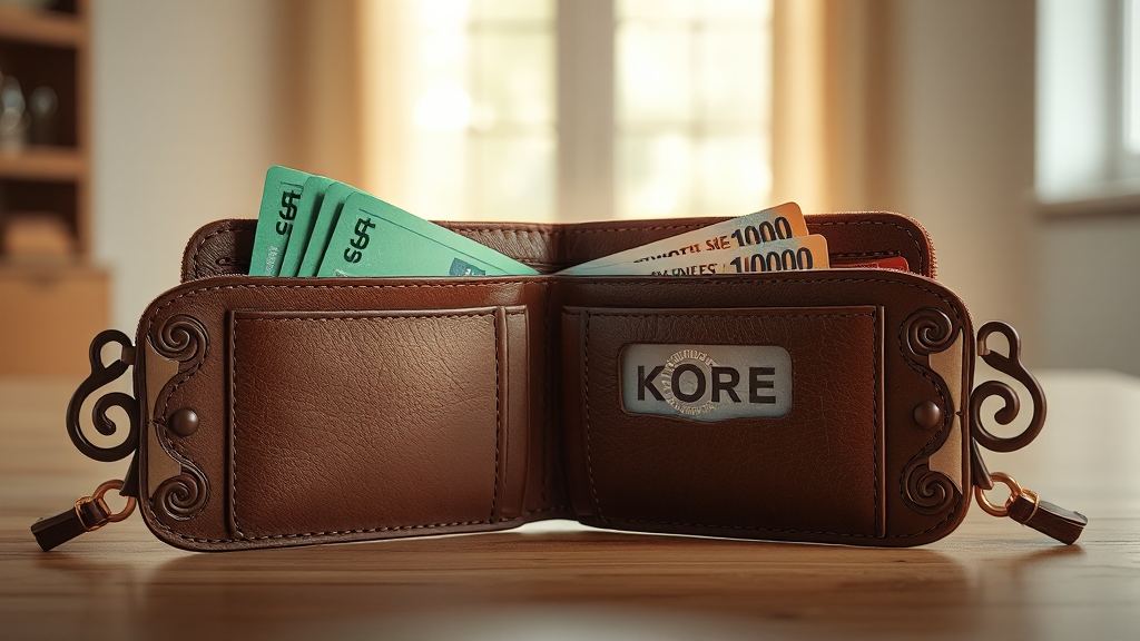 카드 사용 꿀팁: 포인트 활용 & 연회비 정보 (realistic 스타일)