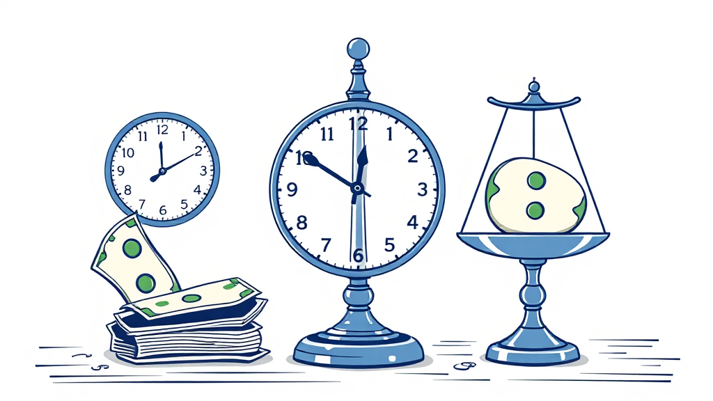 해고예고수당 계산법 (illustration 스타일)