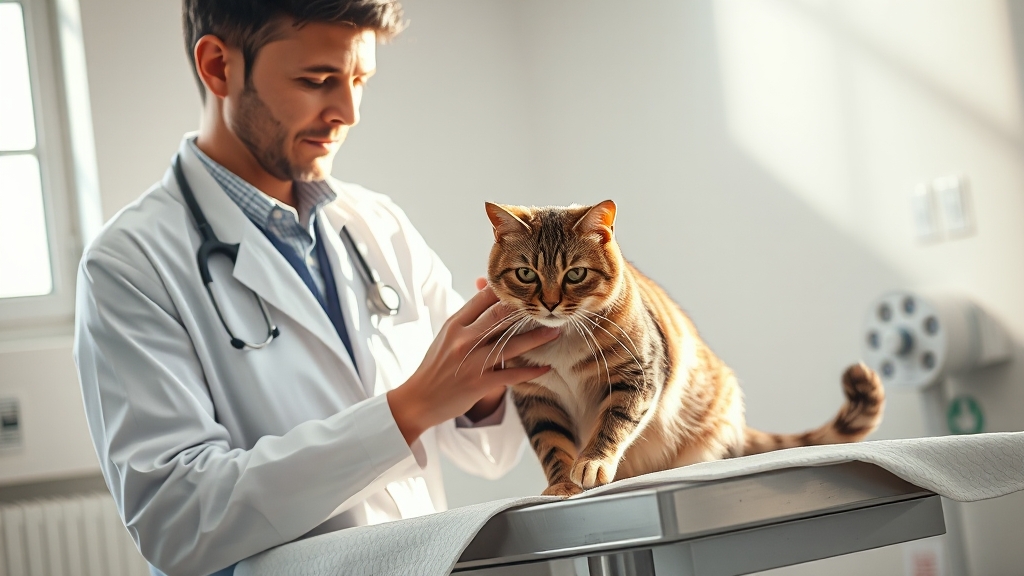 진단 및 치료: 수의사의 역할 (realistic 스타일)