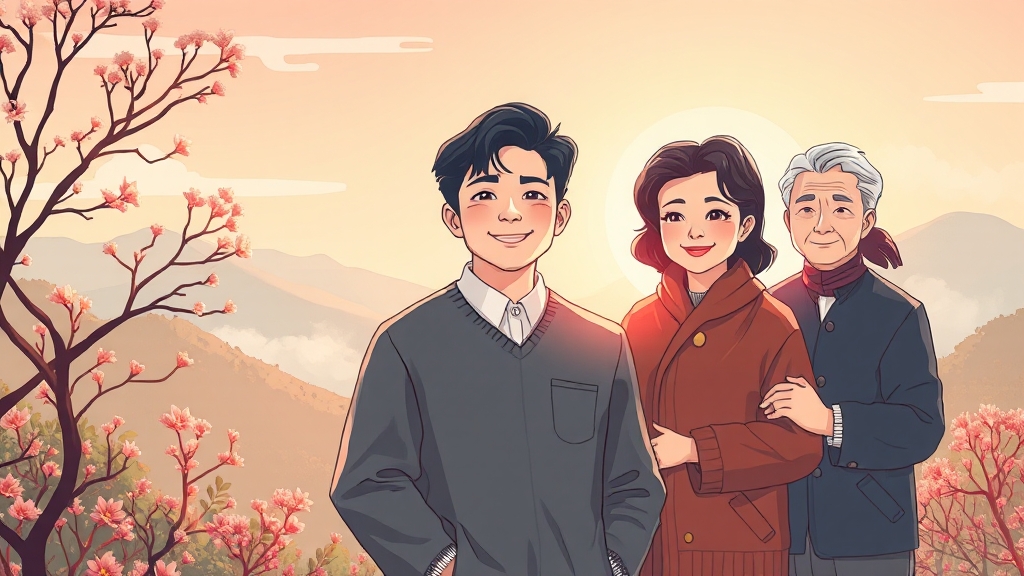 출연진 상세 소개 및 관계도 분석 (illustration 스타일)