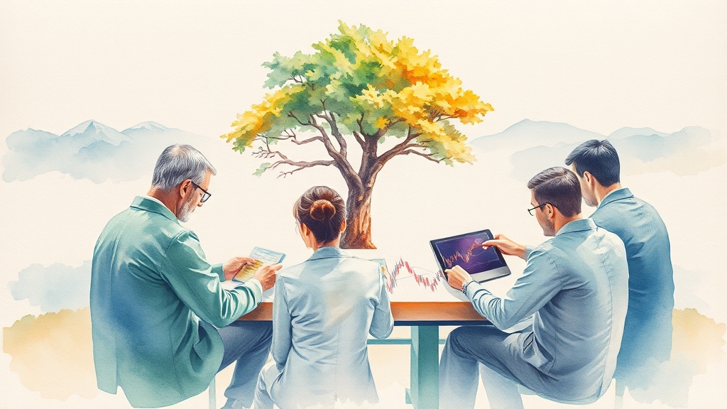 개인 투자자를 위한 가이드 (watercolor 스타일)