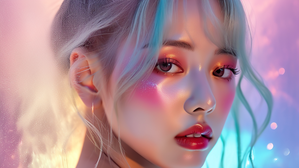 문화 & 스포츠: K-팝의 새로운 역사와 글로벌 아트페어 (watercolor 스타일)