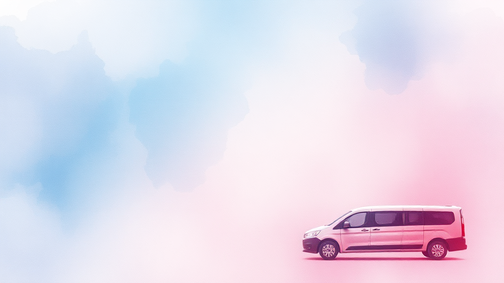 리무진 버스 예매 방법 (watercolor 스타일)