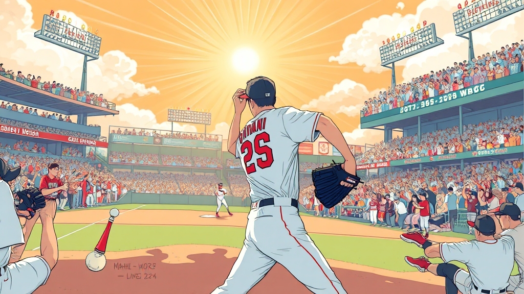 투수 등판 여부 (illustration 스타일)