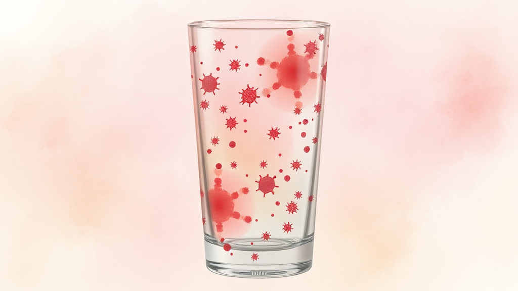 텀블러 세척, 왜 중요할까? (watercolor 스타일)