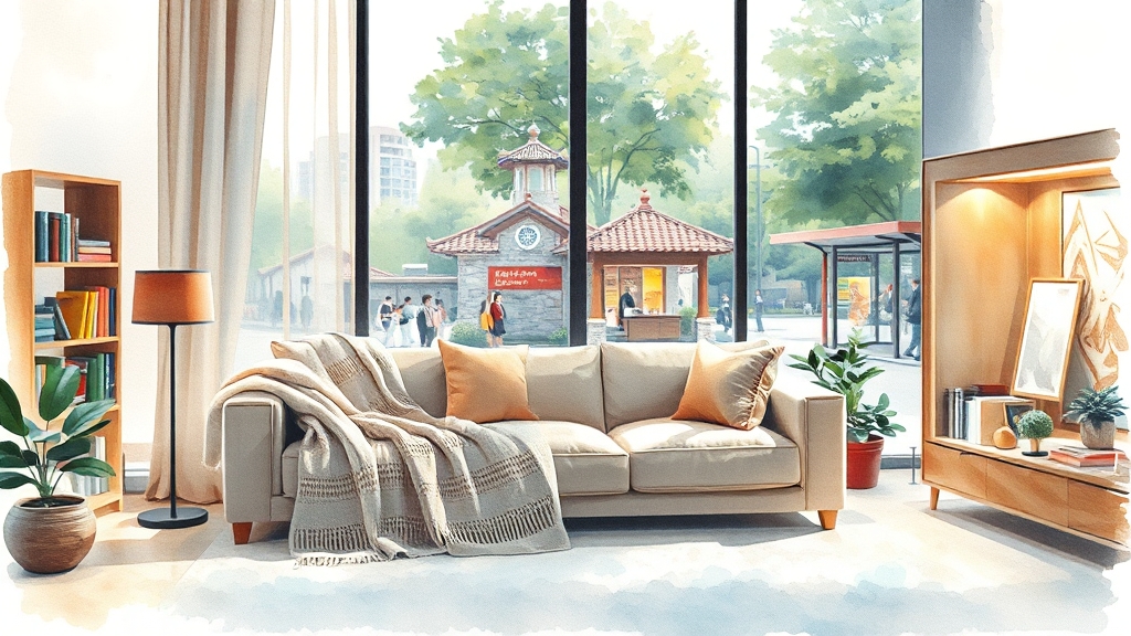 트리븐 창원 입지 분석 (watercolor 스타일)