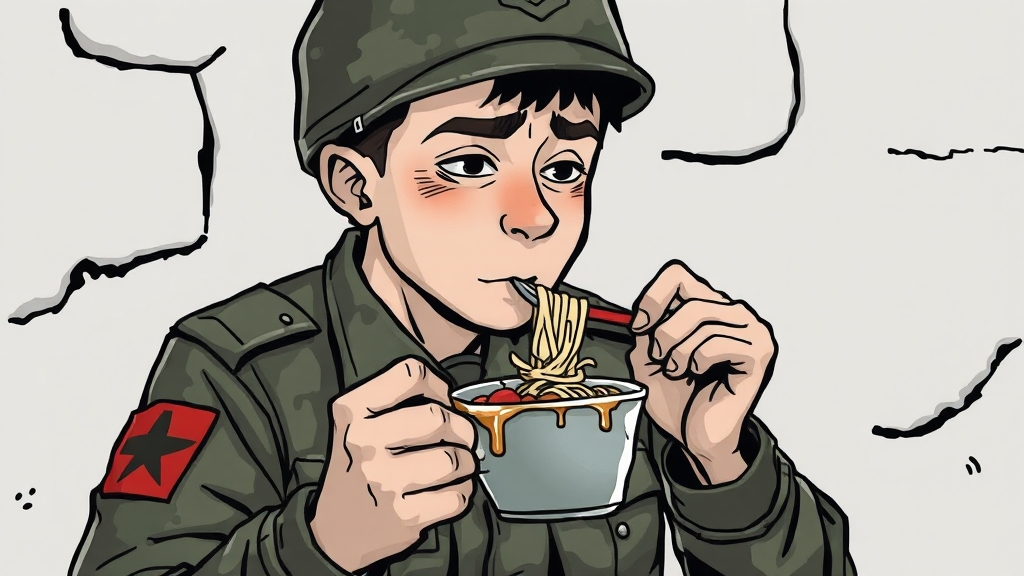 2000년 병사 월급 비교 (cartoon 스타일)