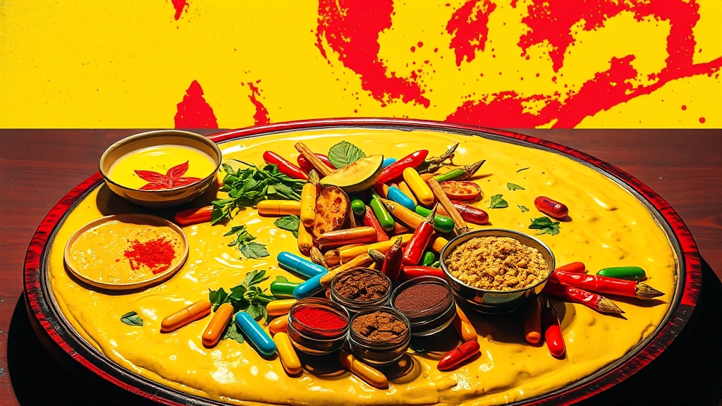 청국장, 맛있게 즐기는 법 (popart 스타일)