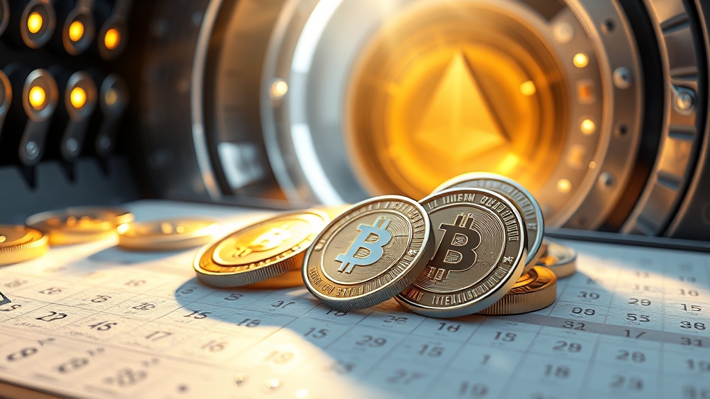 암호화폐 시장과의 관계 (realistic 스타일)