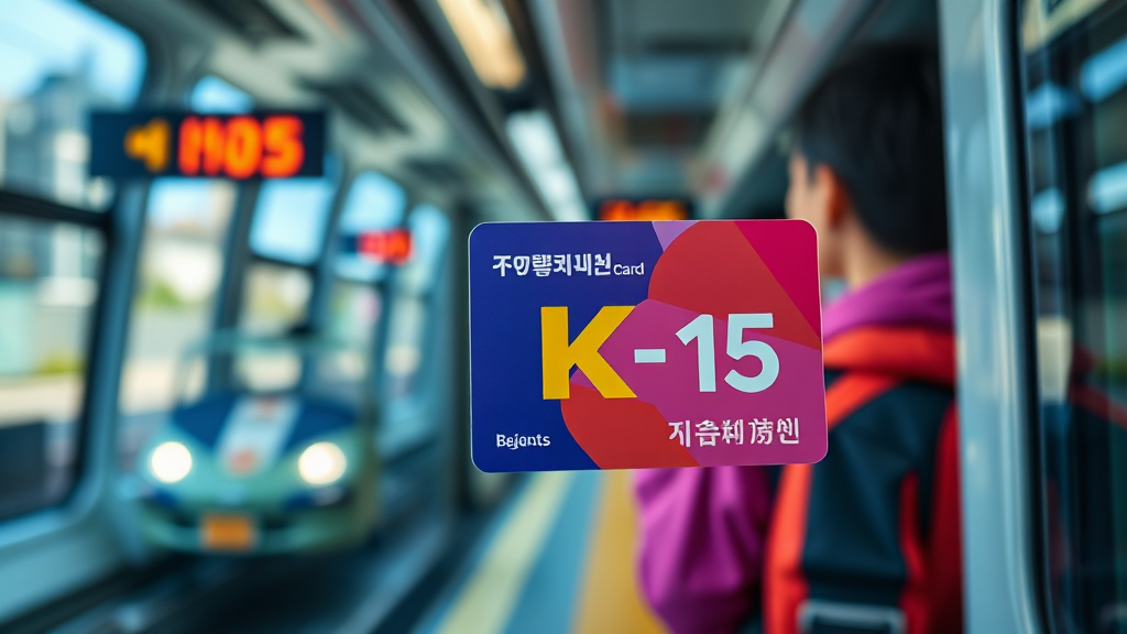 알뜰교통카드 → K패스 전환 (realistic 스타일)