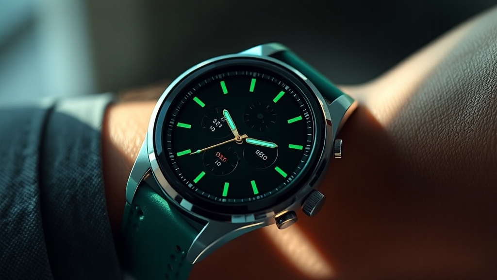 워치7 그린: 경쟁 제품 비교 (realistic 스타일)