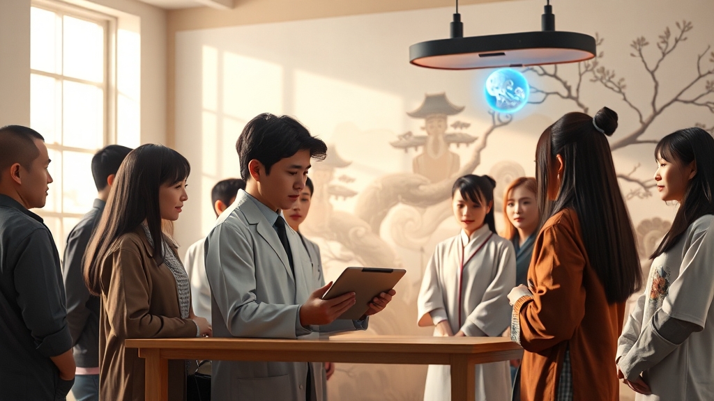 AI 시대, 한의학교육의 변화 (realistic 스타일)