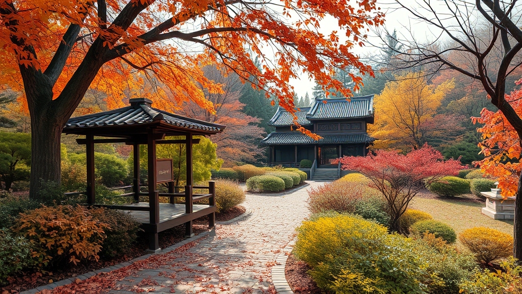 화담숲 방문 전 체크리스트 (realistic 스타일)