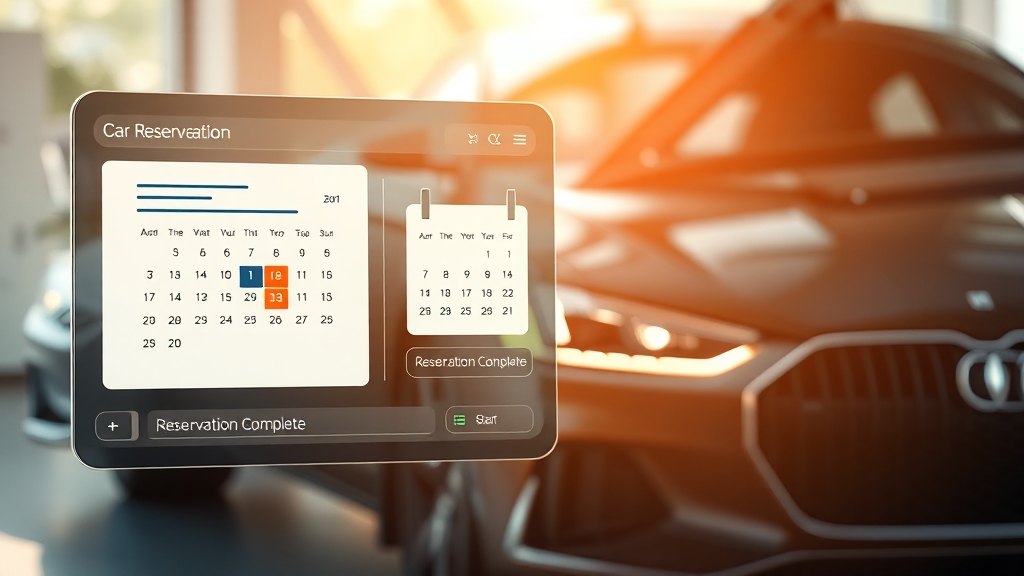 검사 예약 방법 및 절차 (realistic 스타일)