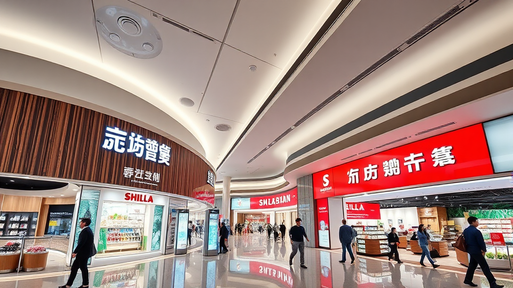 신라·신세계 면세점, 철수 결정의 이유 (realistic 스타일)