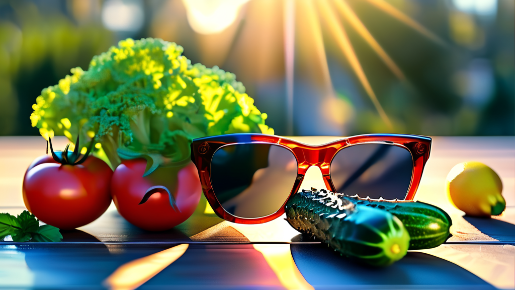 백내장 예방을 위한 생활 수칙과 식단 (realistic 스타일)