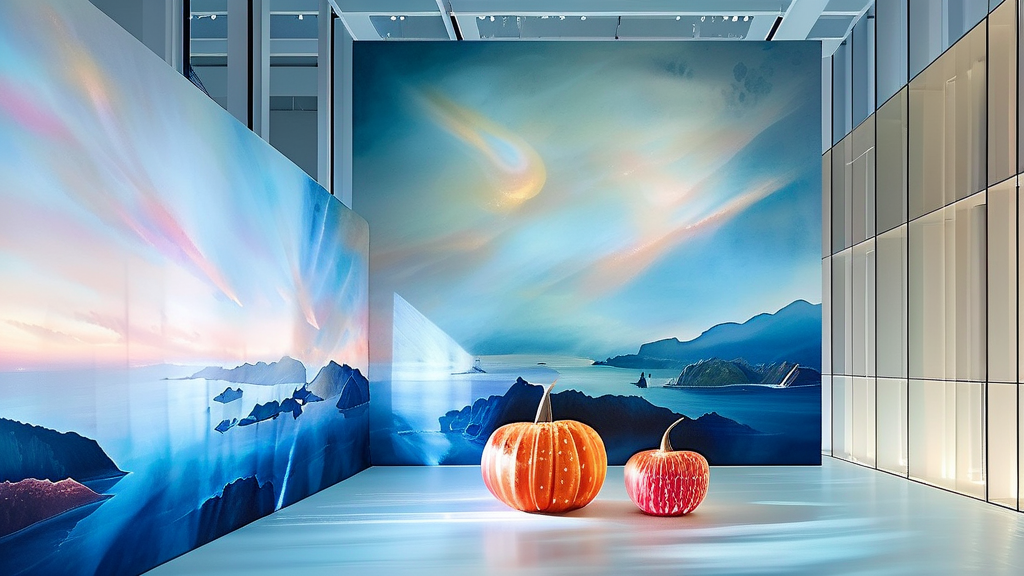 화랑미술제, 나오시마를 알리다 (watercolor 스타일)