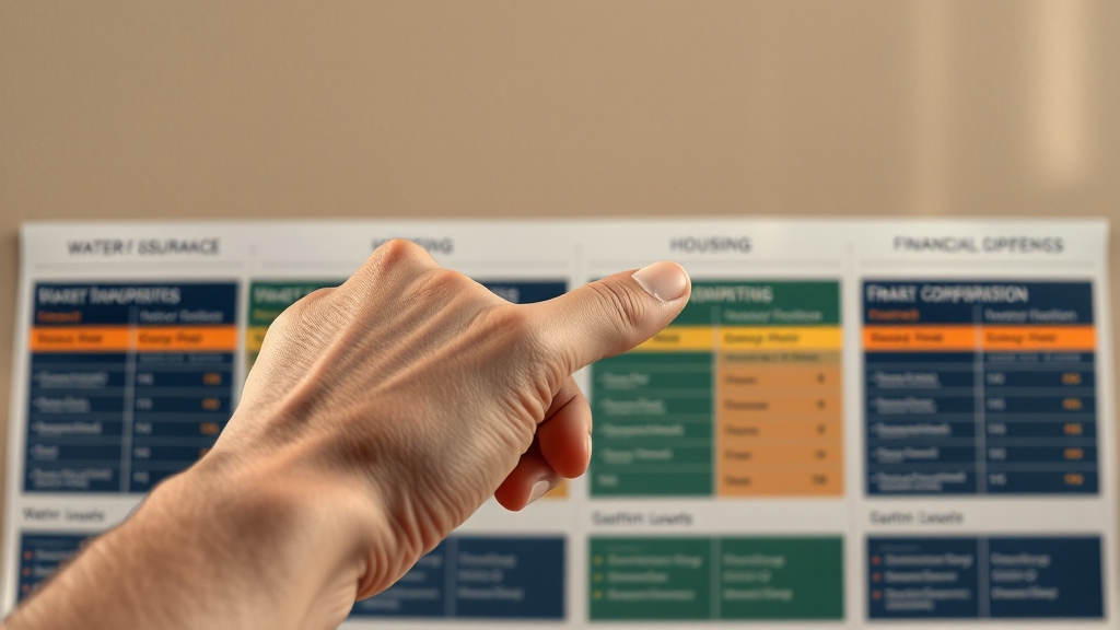 관련 보험 상품 비교 및 선택 가이드 (realistic 스타일)