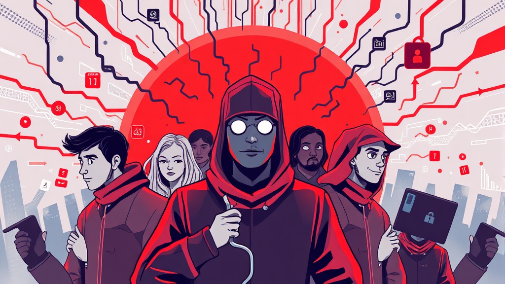 유출된 정보는 무엇? (illustration 스타일)