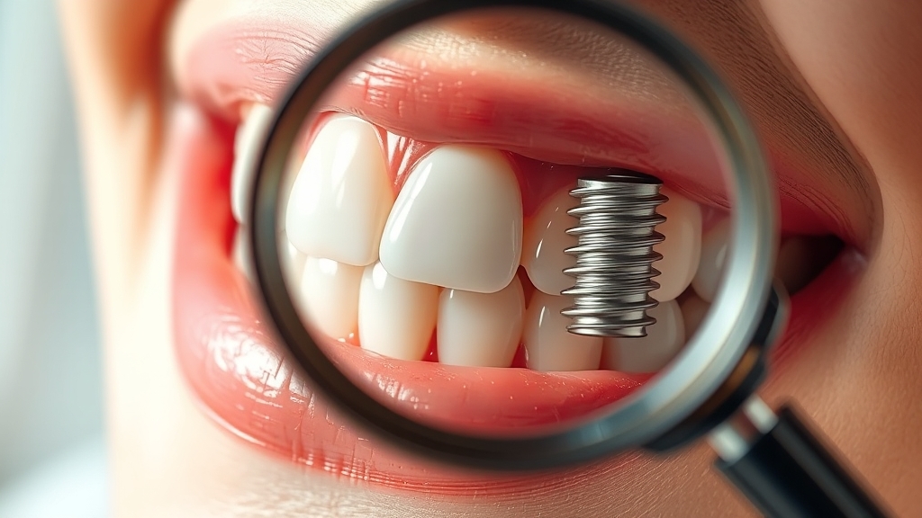 임플란트 부작용 & 예방 (realistic 스타일)