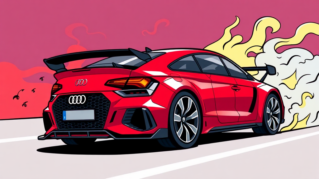 RS3 주행 성능: 사운드 (cartoon 스타일)