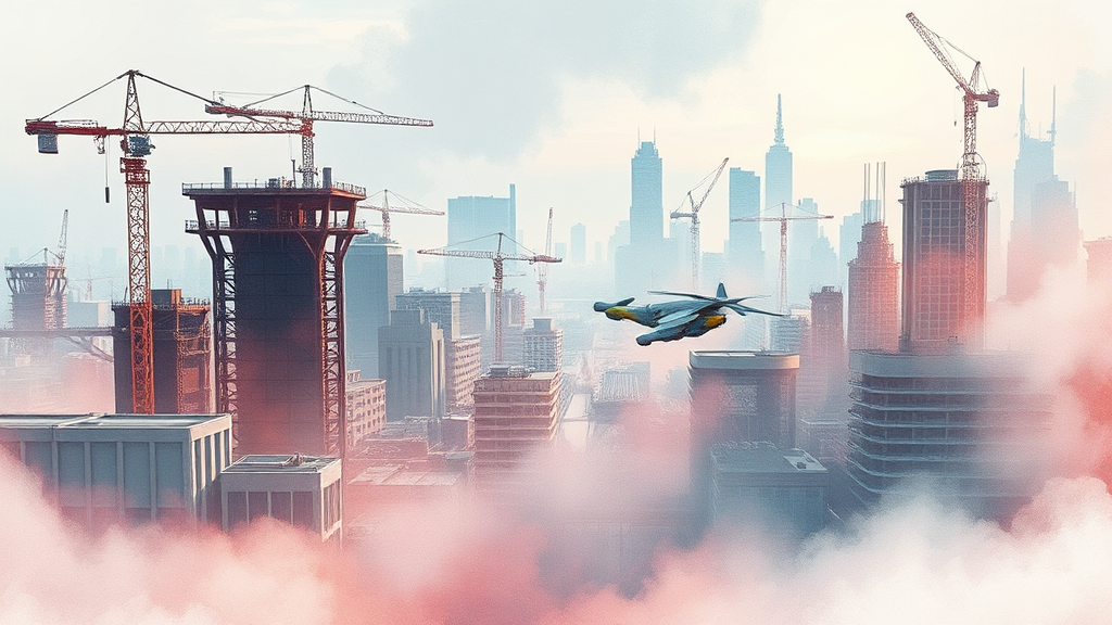 로봇 기업별 주가 및 투자 동향 (watercolor 스타일)