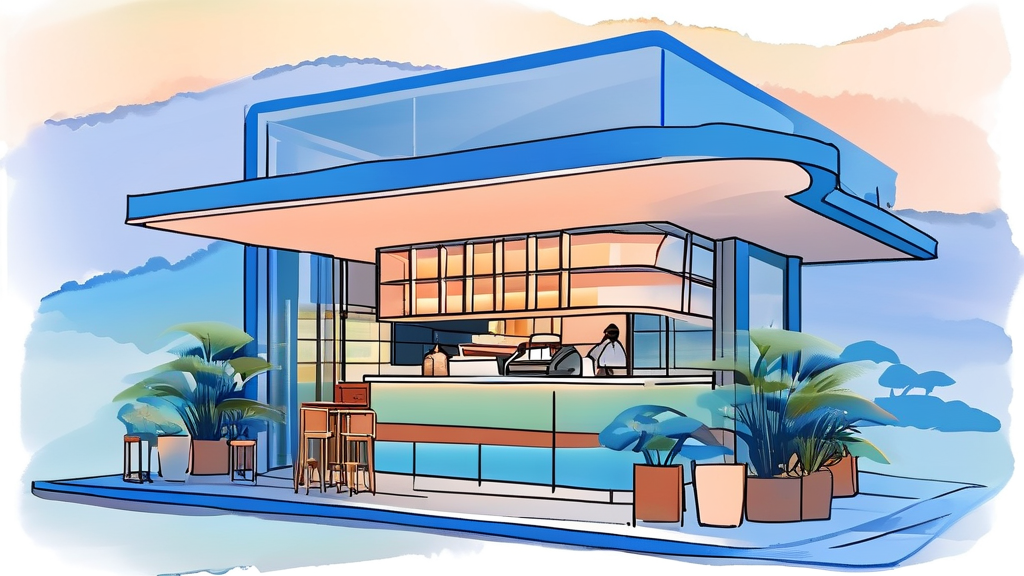 거지맵, 부산 여행 계획의 필수 도구 (watercolor 스타일)