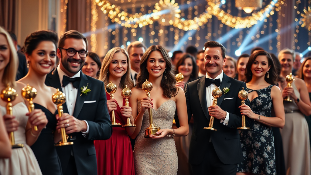 시상식 관전 포인트 (realistic 스타일)