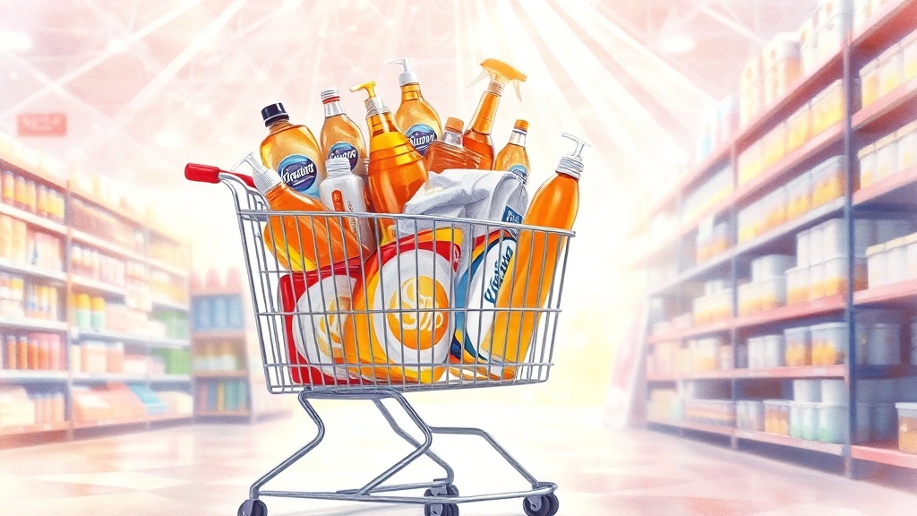 놓치면 후회! 인기 생활용품 할인 (watercolor 스타일)