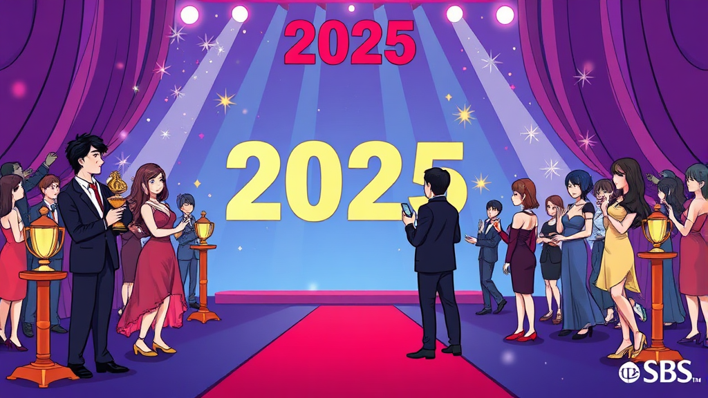 2025 시상식 일정 (cartoon 스타일)