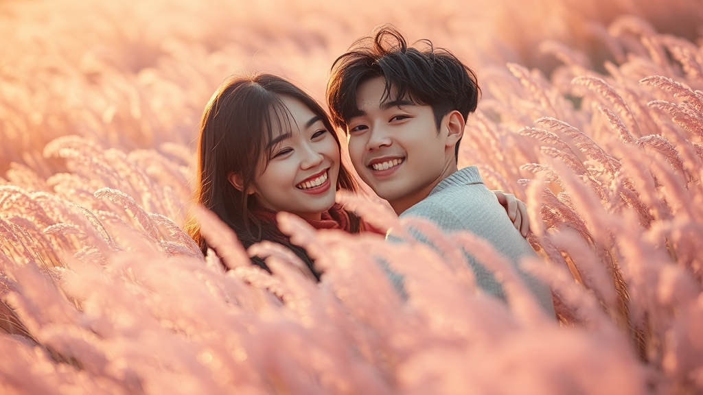 가을 추억 만들러 합천으로! (realistic 스타일)