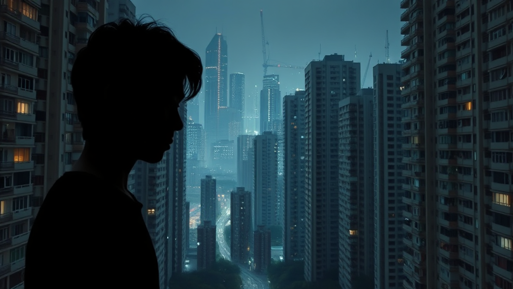 부동산 시장 불안정 (realistic 스타일)