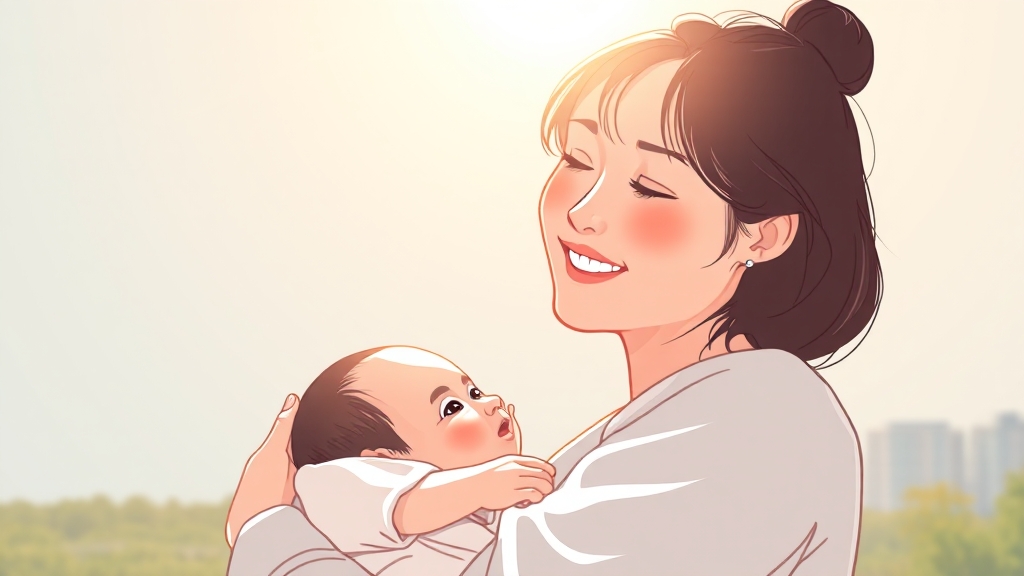 출산 지원금, 왜 중요할까요? (illustration 스타일)