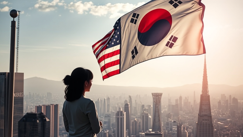 한미 관계 미래 전망 (realistic 스타일)