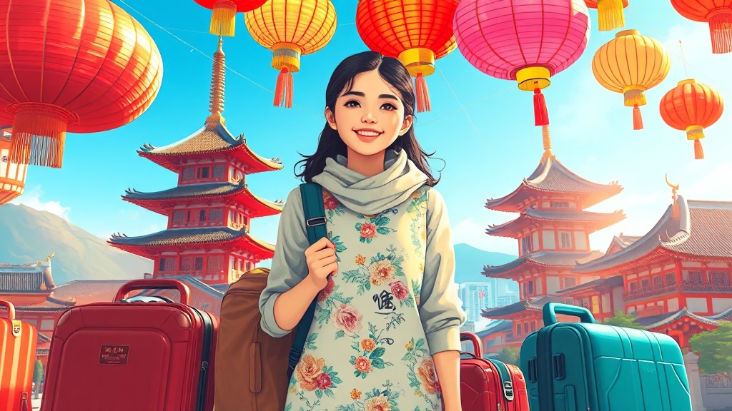 추천 여행 지역 & 숙박 시설 (illustration 스타일)