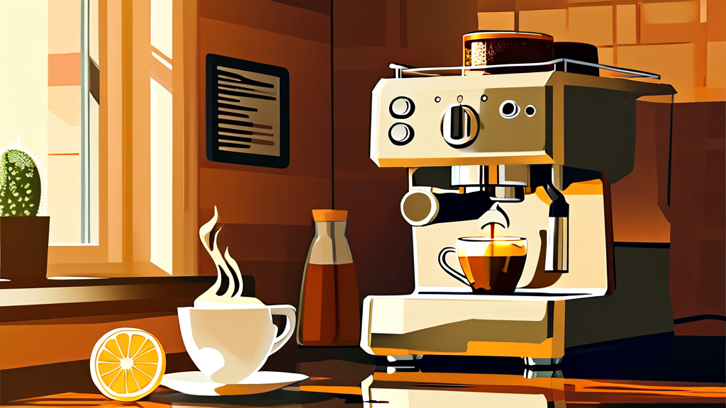 바쁜 아침을 위한 선택: 브레빌 870/880 사용 팁 (illustration 스타일)