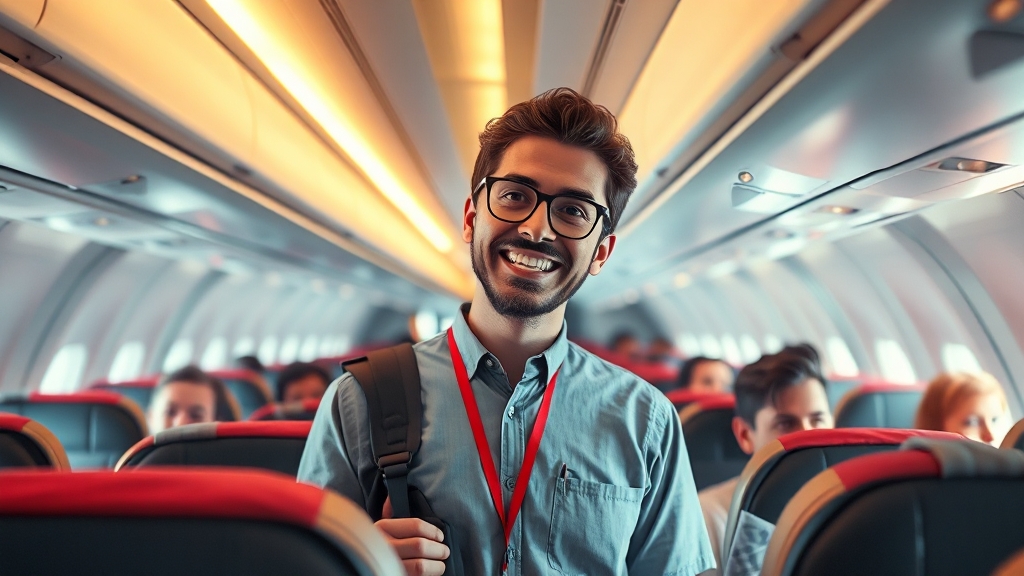 기내 서비스 200% 활용법 (realistic 스타일)