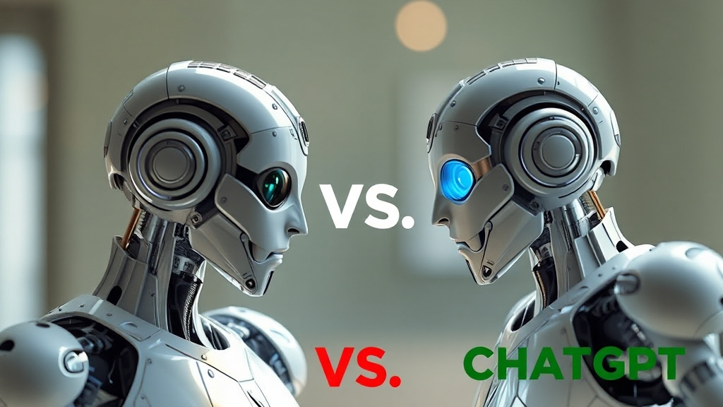 제미나이 vs ChatGPT (realistic 스타일)
